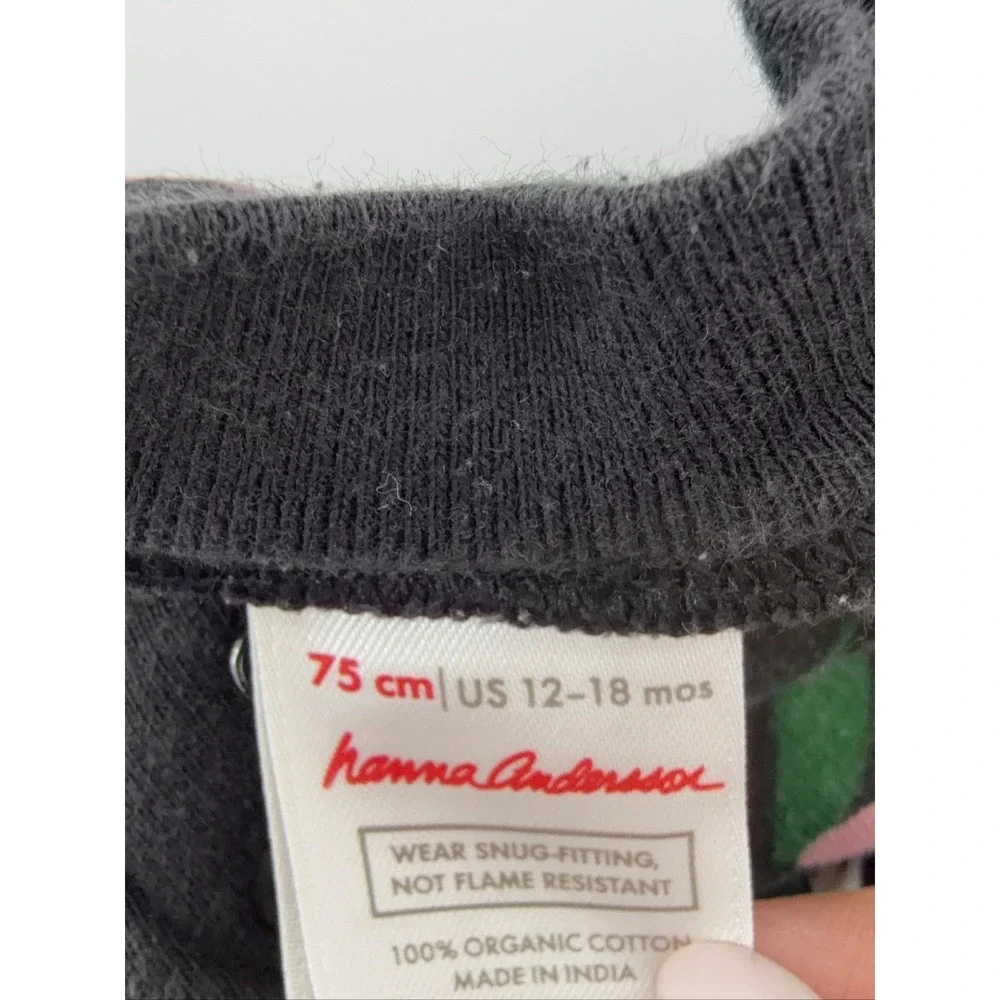 Hanna Andersson Baby Toddler Sleepers Organic Cotton Zip Pajamas  70 75cm 12-18m